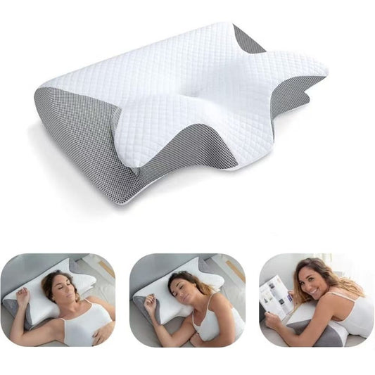 Butterfly-shaped horn neck pillow
